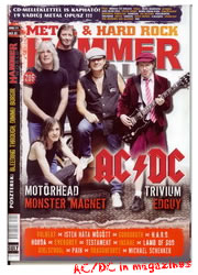 AC/DC magazine covers - 2008 