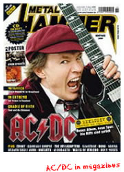 AC/DC magazine covers - 2008 