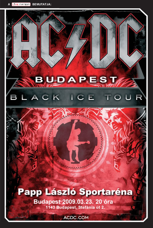 AC/DC Black Ice Tour Budapest  - Papp László Sportaréna